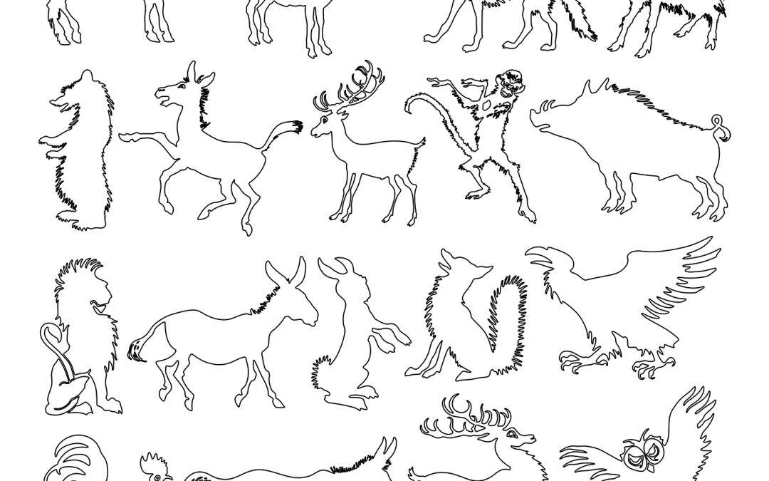 Siluetas de animales