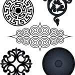 Elementos decorativos sencillos - Vector SVG DXF para CNC Router y Laser CO2 - Descargable gratis | Stanser