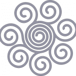 Diseño hepta 2D en espiral - Vector SVG DXF para CNC Router y Laser CO2 - Descargable gratis | Stanser