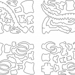 Osamenta de estegosaurio - Vector descarganle para corte CNC y grabado laser gratis | Stanser
