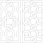 Adorno entrelazado - Vector descarganle para corte CNC y grabado laser gratis | Stanser