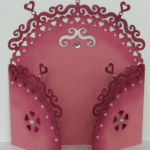 Sobre calado con corazones - Vector descarganle para corte CNC y grabado laser gratis | Stanser