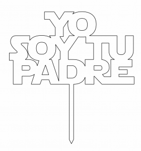 Topper «Soy tu padre»