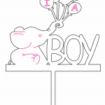 Topper Boy - Vector descarganle para corte CNC y grabado laser gratis | Stanser