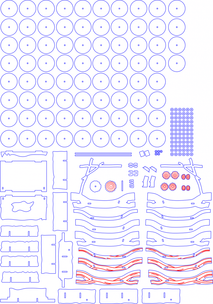 Tronco — vector para corte CNC