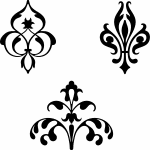 Viñetas ornamentales tipográficas - Vector SVG DXF para CNC Router y Laser CO2 - Descargable gratis | Stanser