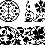 Elementos decorativos garigoleados - Vector SVG DXF para CNC Router y Laser CO2 - Descargable gratis | Stanser