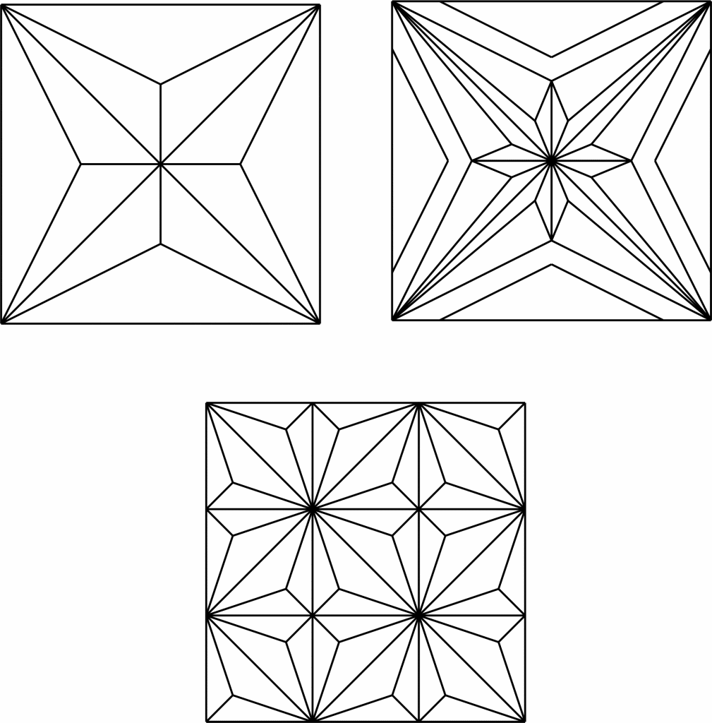 Patrón estrellas — vector para corte CNC