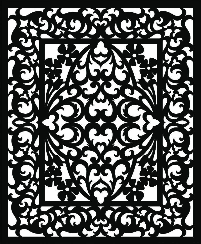 Invitación calada — vector para corte CNC