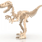 Velociraptor a 6mm - Vector descarganle para corte CNC y grabado laser gratis | Stanser
