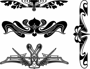 Viñetas old book