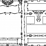 Marco decorativo garigoleado - Vector descarganle para corte CNC y grabado laser gratis | Stanser