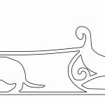 Trineo con perro - Vector descarganle para corte CNC y grabado laser gratis | Stanser