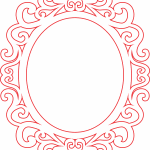 Marco para espejo circular - Vector descarganle para corte CNC y grabado laser gratis | Stanser