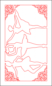 Cuadro decorativo de bailarinas