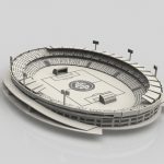 Estadio de fútbol - Vector descarganle para corte CNC y grabado laser gratis | Stanser
