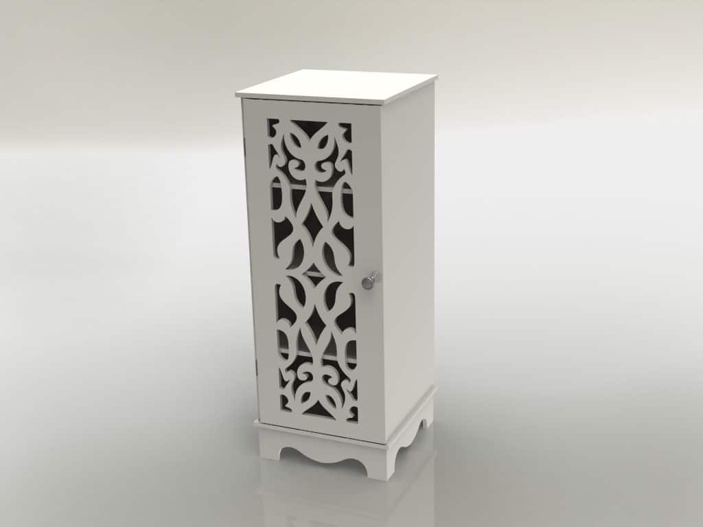 Estante con puerta — vector para corte CNC