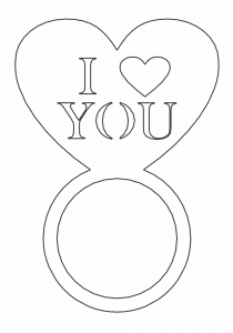 Anillo «I  love U»