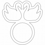 Anillo "Cisnes" - Vector descarganle para corte CNC y grabado laser gratis | Stanser