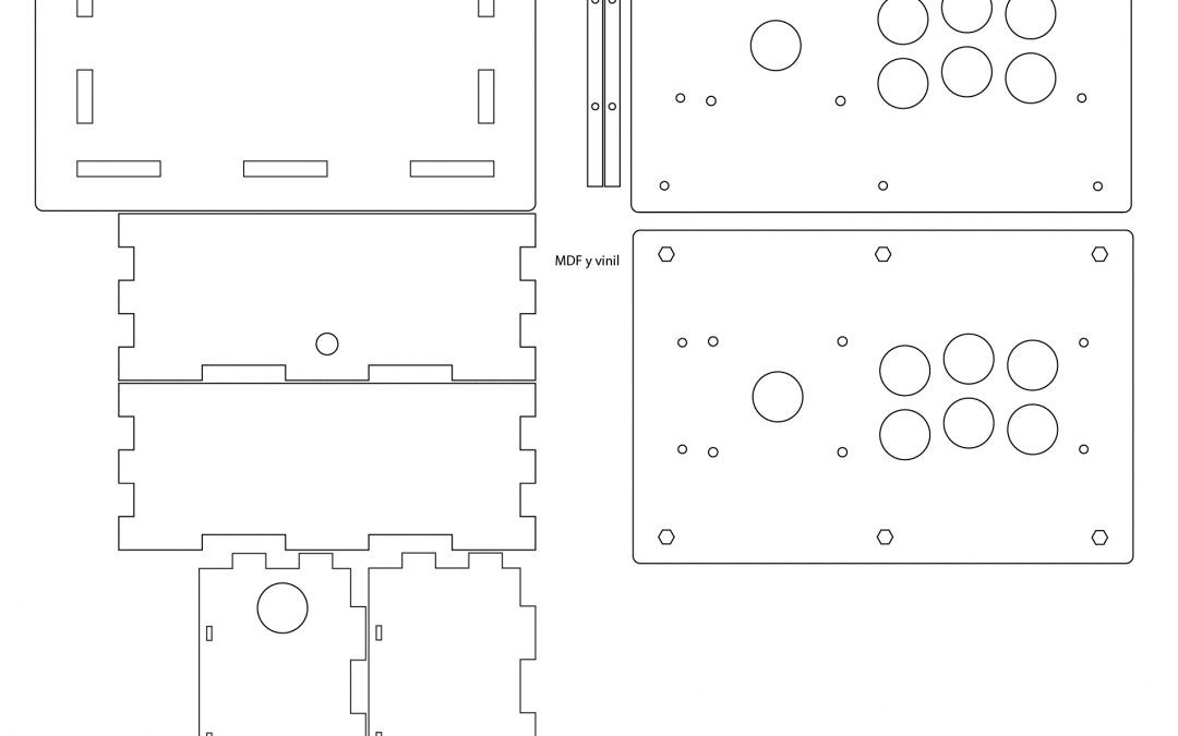 Caja para máquina de arcade