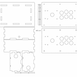 Caja para máquina de arcade - Vector SVG DXF para CNC Router y Laser CO2 - Descargable gratis | Stanser