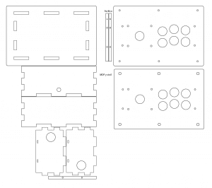 Caja para máquina de arcade