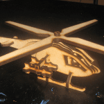 Helicóptero de ataque - Vector descarganle para corte CNC y grabado laser gratis | Stanser