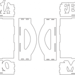 Bandeja para el día de la madre - Vector SVG DXF para Laser CO2 - Descargable gratis | Stanser