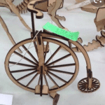 Bici antigua - Vector descarganle para corte CNC y grabado laser gratis | Stanser