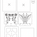 Caja luminosa "Mariposa" - Vector SVG DXF para Laser CO2 - Descargable gratis | Stanser