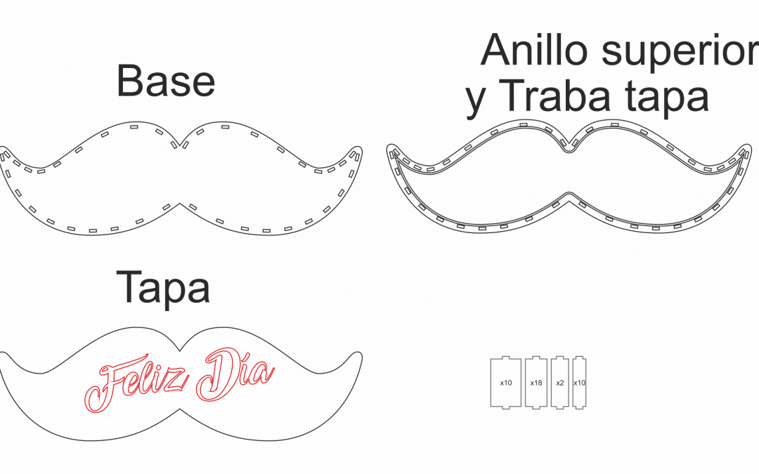 Caja de bigote