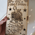 Invitación calada "Mis 15 años" - Vector descarganle para corte CNC y grabado laser gratis | Stanser