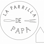 Cartel "La parrilla de papá" - Vector descarganle para corte CNC y grabado laser gratis | Stanser