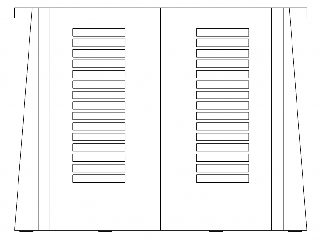 Contenedor de CD’s — vector para corte CNC