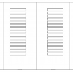 Contenedor de CD's - Vector SVG DXF para CNC Router y Laser CO2 - Descargable gratis | Stanser