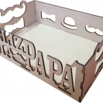 Charola para papá - Vector descarganle para corte CNC y grabado laser gratis | Stanser