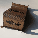 Caja amplificadora de sonido - Vector descarganle para corte CNC y grabado laser gratis | Stanser