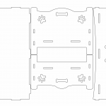 Cama para perro sencilla - Vector descarganle para corte CNC y grabado laser gratis | Stanser