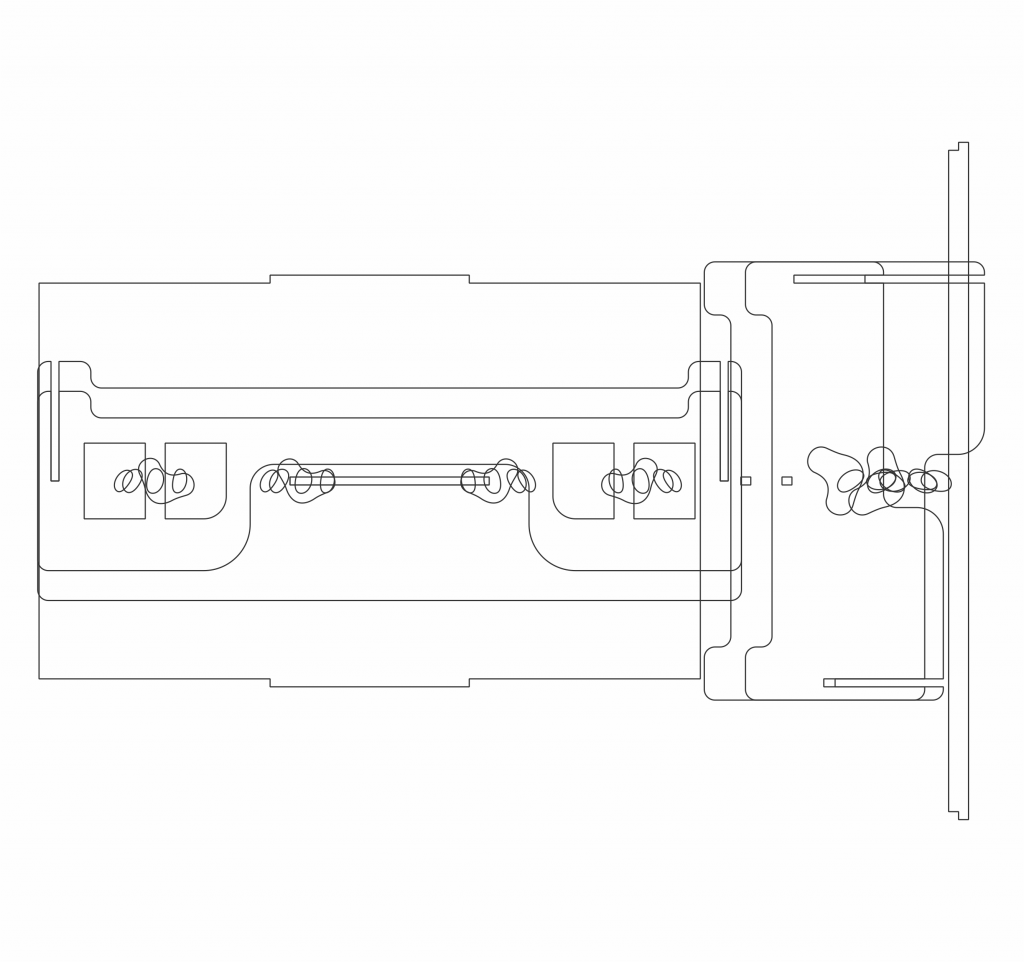 Cama para perro 2 — vector para corte CNC