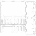 Cama para perro "Rejilla" - Vector descarganle para corte CNC y grabado laser gratis | Stanser