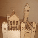 Castillo medieval - Vector descarganle para corte CNC y grabado laser gratis | Stanser