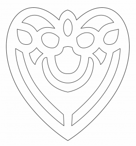 Corazón decorado