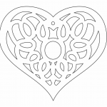 Corazón calado - Vector descarganle para corte CNC y grabado laser gratis | Stanser