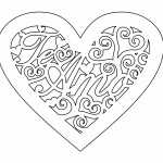 Corazón "Te amo" - Vector descarganle para corte CNC y grabado laser gratis | Stanser