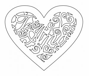 Corazón «Te amo»