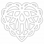 Corazón de encaje - Vector descarganle para corte CNC y grabado laser gratis | Stanser
