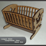Cuna "Corona" - Vector descarganle para corte CNC y grabado laser gratis | Stanser