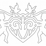 Cupidos y corazón - Vector descarganle para corte CNC y grabado laser gratis | Stanser