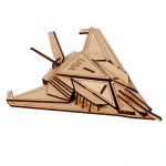 Avión F117 - Vector descarganle para corte CNC y grabado laser gratis | Stanser