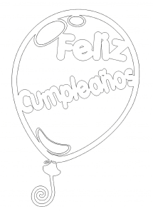 Globo «Feliz Cumpleños»